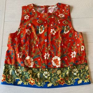 💥BIG SALE💥Tory Burch cotton sleeveless top